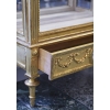 Vitrine De Style Louis XVI, d’époque N. 3, En Bois Sculpté, Doré à La Feuille D’or | Biron Vitrine De Style Louis XVI, d'époque N. 3, En Bois Sculpté, Doré à La Feuille D’or