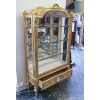Vitrine De Style Louis XVI, d’époque N. 3, En Bois Sculpté, Doré à La Feuille D’or | Biron Vitrine De Style Louis XVI, d'époque N. 3, En Bois Sculpté, Doré à La Feuille D’or