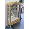 Vitrine De Style Louis XVI, d’époque N. 3, En Bois Sculpté, Doré à La Feuille D’or | Biron Vitrine De Style Louis XVI, d'époque N. 3, En Bois Sculpté, Doré à La Feuille D’or
