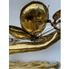 1970’ Table Basse Eclairante Au Bonzai Sur Dune De Sable En bronze doré Isabelle Faure Ou Duval Brasseur Avec Papillon Ailes En Agate 25