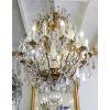 Lustre en bronze et cristal à 12 bras de Lumière | Biron |||||||||||||||