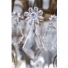 Lustre en bronze et cristal à 12 bras de Lumière | Biron Lustre en bronze et cristal à 12 bras de Lumière