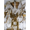 Lustre en bronze et cristal à 12 bras de Lumière | Biron Lustre en bronze et cristal à 12 bras de Lumière