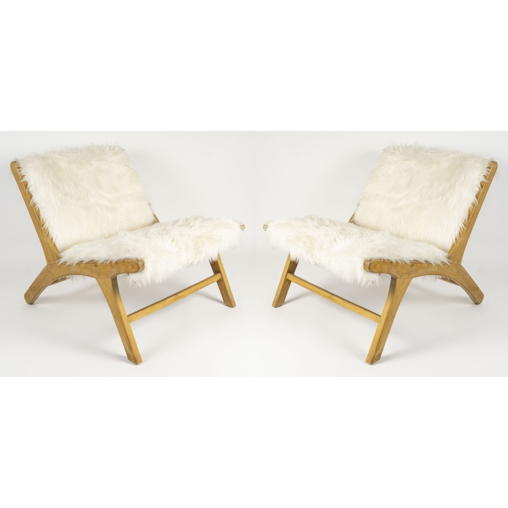 Pair of armchairs by Olivier de Schrijver | Biron |||||||