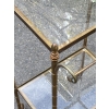1950/70′ Desserte Roulante Maison Bagués Bronze Decor Bambou Avec Porte Serviette | Biron 1950/70′ Desserte Roulante Maison Bagués Bronze Decor Bambou Avec Porte Serviette