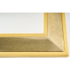 1970 Maison Roche, Miroir en laiton doré et argenté | Biron 1970 Maison Roche, Miroir en laiton doré et argenté