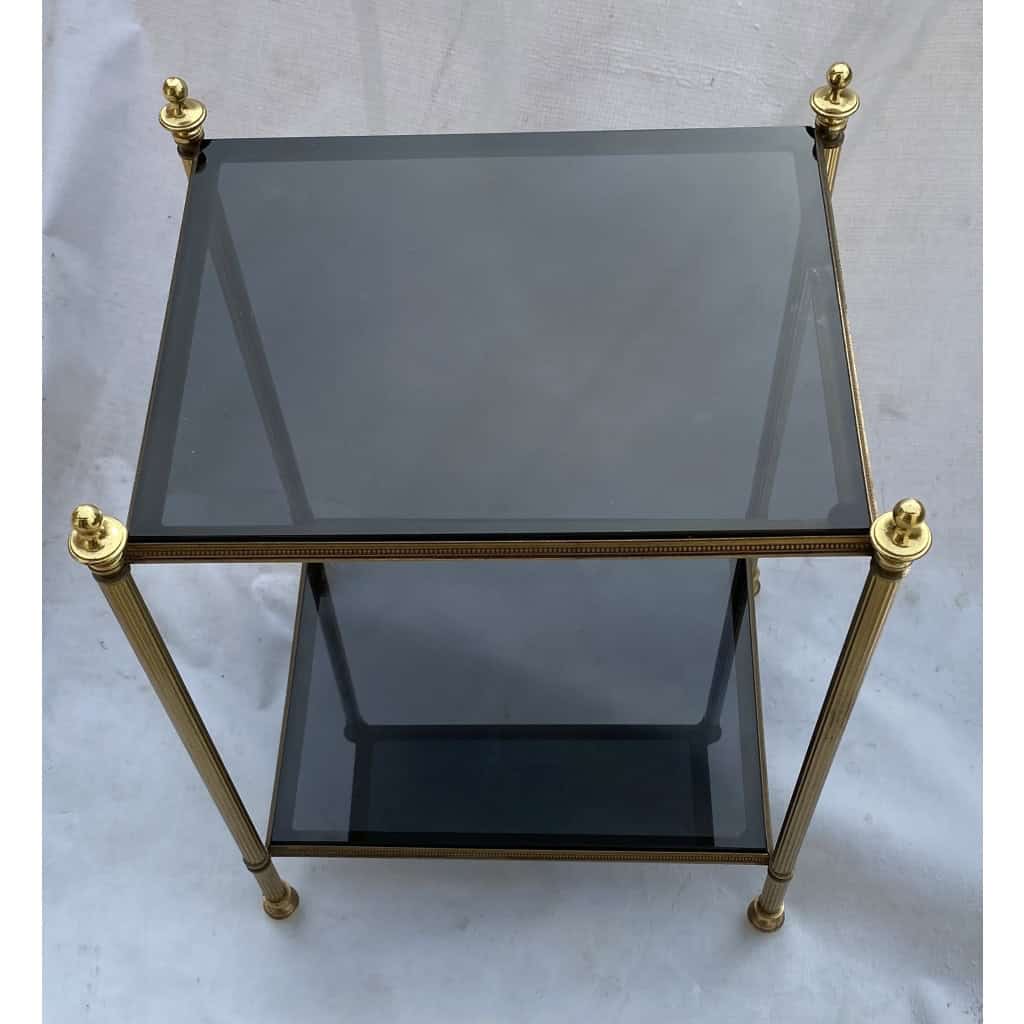 1970′ Bout de Canapé Bronze, Style Maison Baguès