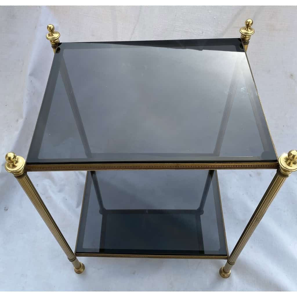 1970′ Bout de Canapé Bronze, Style Maison Baguès