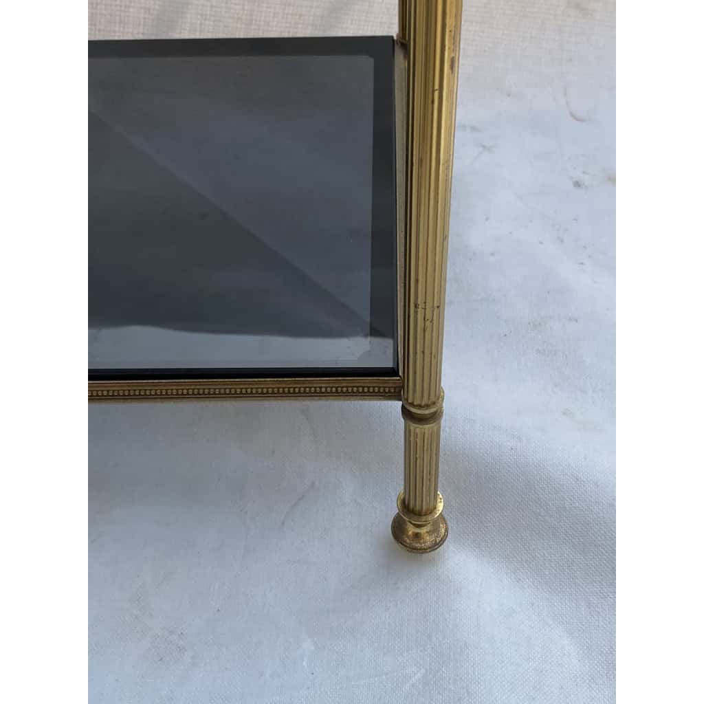 1970′ Bout de Canapé Bronze, Style Maison Baguès