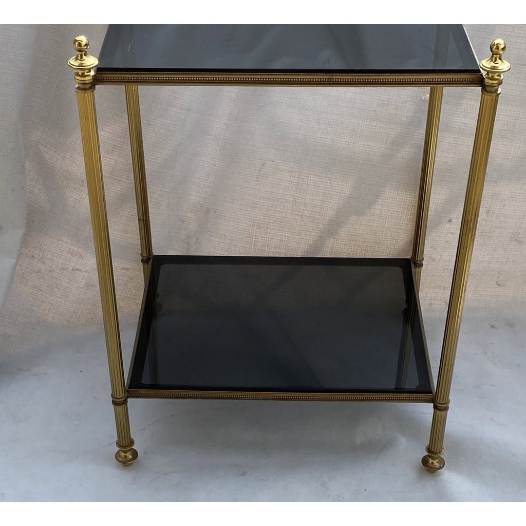 1970′ Bout de Canapé Bronze, Style Maison Baguès