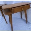 1950′ Paire De Chevets Chêne Design Forme Ovoide | Biron 1950′ Paire De Chevets Chêne Design Forme Ovoide