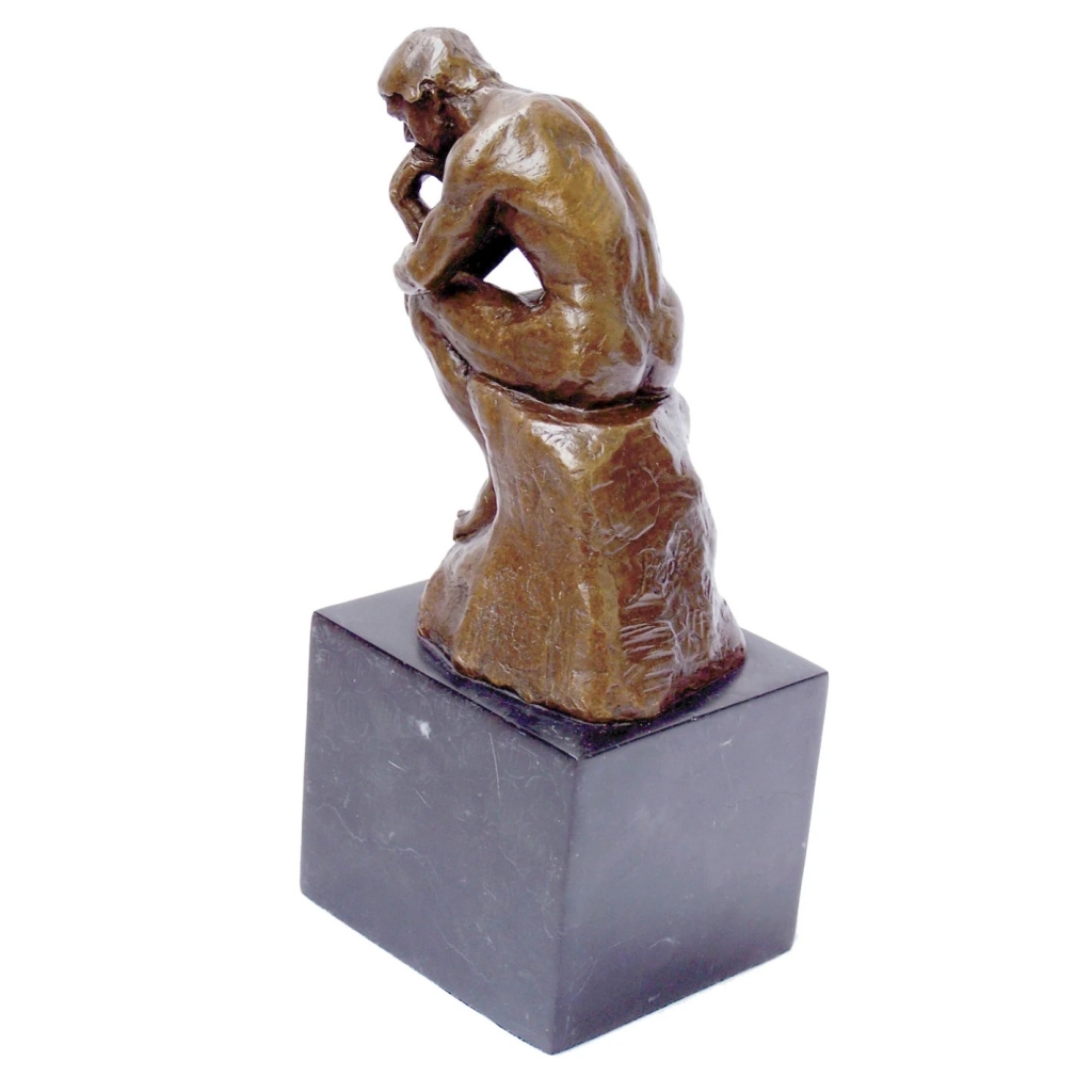 Sculpture en Bronze, Travail Contemporain, Le Penseur, Model d’Auguste Rodin, XXIème Siècle. | Biron Sculpture en Bronze, Travail Contemporain, Le Penseur, Model d’Auguste Rodin, XXIème Siècle.