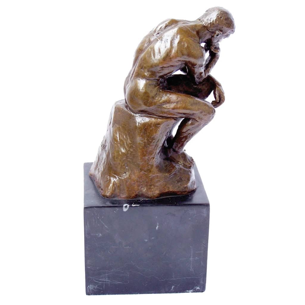 Sculpture en Bronze, Travail Contemporain, Le Penseur, Model d’Auguste Rodin, XXIème Siècle. | Biron Sculpture en Bronze, Travail Contemporain, Le Penseur, Model d’Auguste Rodin, XXIème Siècle.