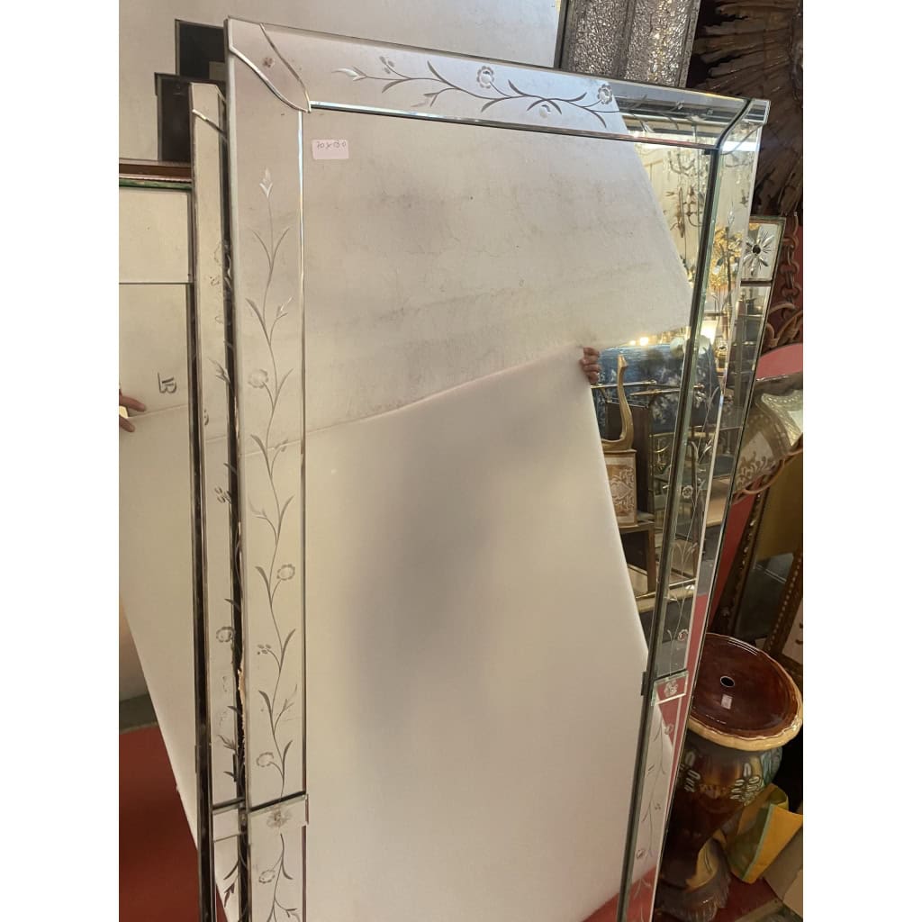 1960/70′ Miroir Venise à Fleurs 2
