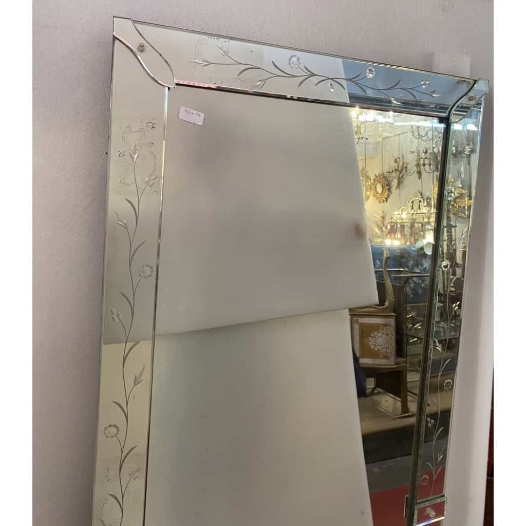 1960/70′ Miroir Venise à Fleurs 10