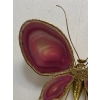 1970’ Applique Papillon en Bronze ou Laiton, Duval Brasseur Ou Isabelle Faure, 4 Ampoules, Ailes d’Agate | Biron 1970’ Applique Papillon en Bronze ou Laiton, Duval Brasseur Ou Isabelle Faure, 4 Ampoules, Ailes d’Agate
