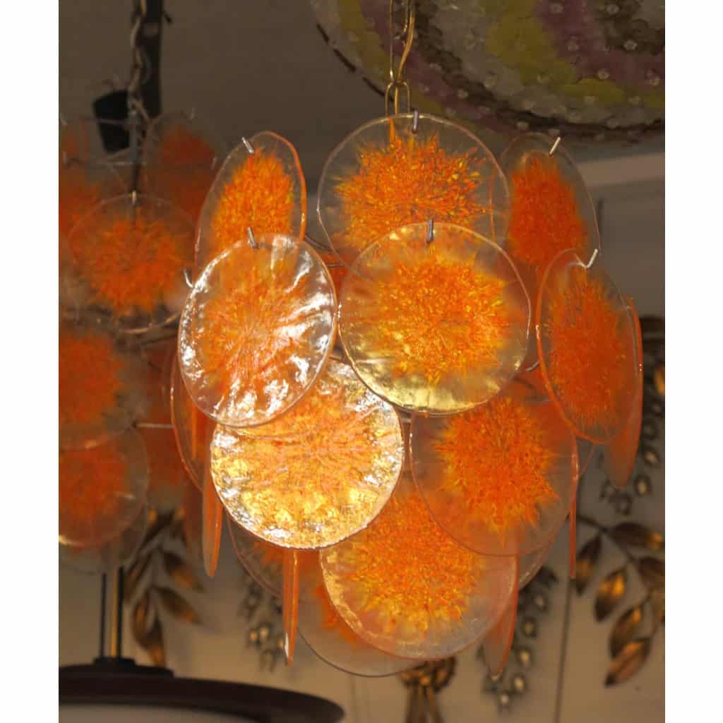 1970′ Lustre Venini Style Vistosi 26 Pièces | Biron ||||||||