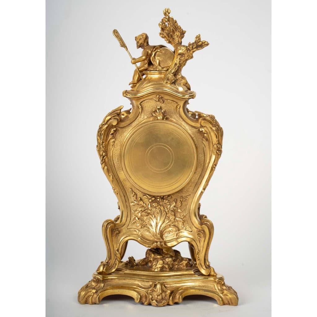 Pendulette Rocaille, attribuée à François Linke (1855-1946) et Léon Messagé (1842-1901) | Biron Pendulette Rocaille, attribuée à François Linke (1855-1946) et Léon Messagé (1842-1901)