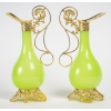 Une paire d’aiguières en opaline et bronze doré époque Napoleon III | Biron ||||||||||