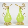 Une paire d’aiguières en opaline et bronze doré époque Napoleon III | Biron Une paire d'aiguières en opaline et bronze doré époque Napoleon III