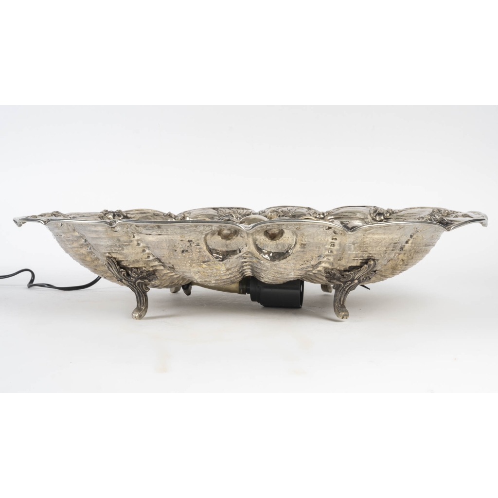 Fontaine d’eau , centre pièce en argent les crabes au bords de la mère travaille italien L:60cm poids 3,8kg | Biron Fontaine d’eau , centre pièce en argent les crabes au bords de la mère travaille italien L:60cm poids 3,8kg
