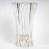 Vase en verre moulé des années 1950. | Biron ||||||||