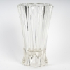 Vase en verre moulé des années 1950. | Biron Vase en verre moulé des années 1950.