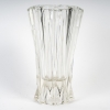 Vase en verre moulé des années 1950. | Biron Vase en verre moulé des années 1950.