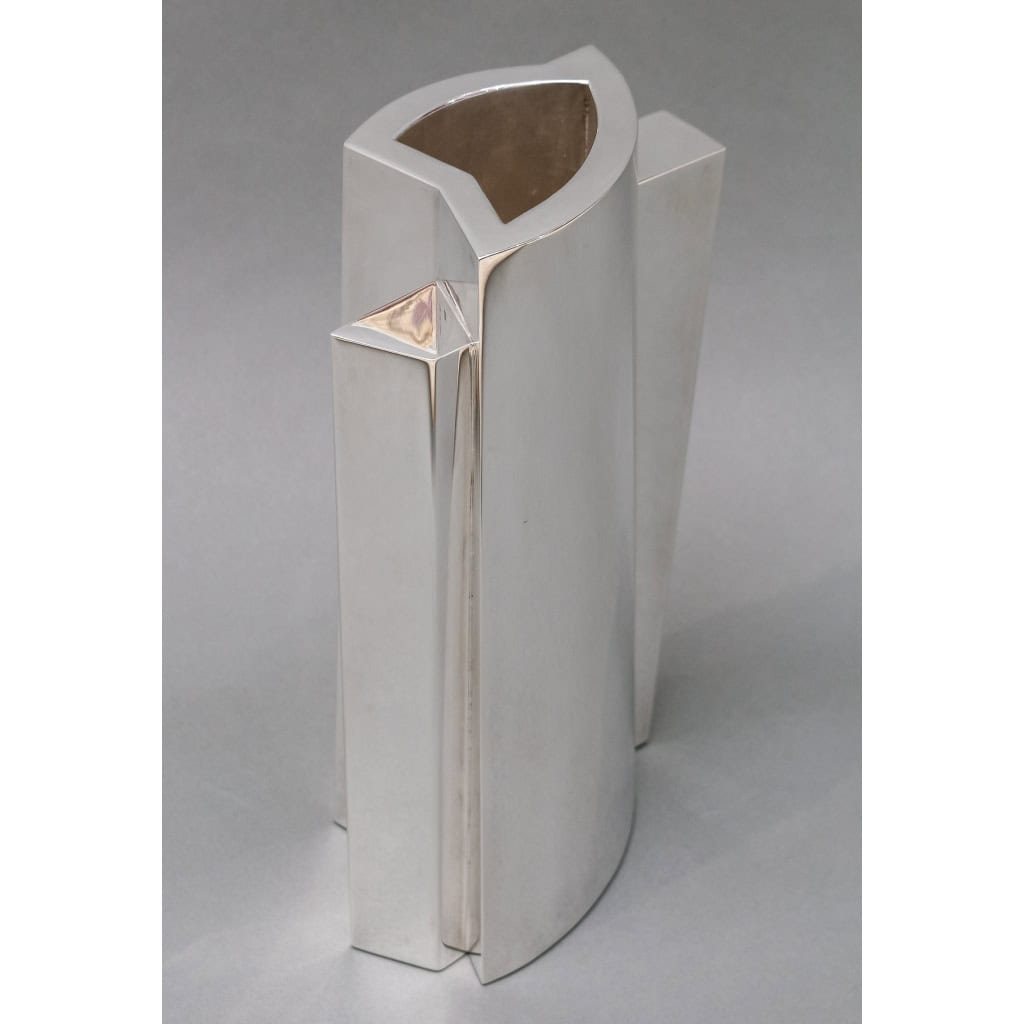 Orfèvre GARRIDO – Vase Constructiviste en Argent – Circa 2004 | Biron ||||||