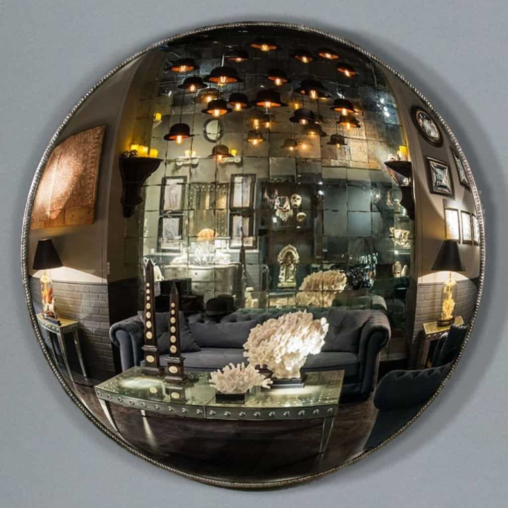 Miroir Sorcière, Grande Taille, Miroir et Métal, XXIème Siècle. | Biron Miroir Sorcière, Grande Taille, Miroir et Métal, XXIème Siècle.