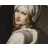 Miniature peinte sur porcelaine d’après Guido Reni : Portrait de Béatrice Cenci, travail français du XIXe siècle | Biron Miniature peinte sur porcelaine d'après Guido Reni : Portrait de Béatrice Cenci, travail français du XIXe siècle