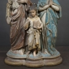 Sculpture Religieuse en Plâtre, XXème Siècle. | Biron Sculpture Religieuse en Plâtre, XXème Siècle.