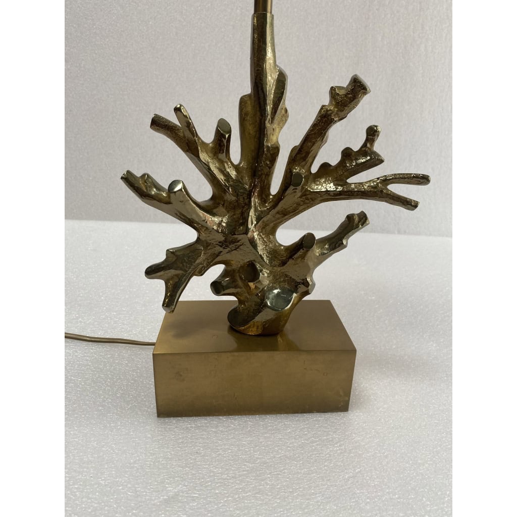 1970′ Lampe En Bronze Signée Charles Modéle Corail | Biron 1970′ Lampe En Bronze Signée Charles Modéle Corail