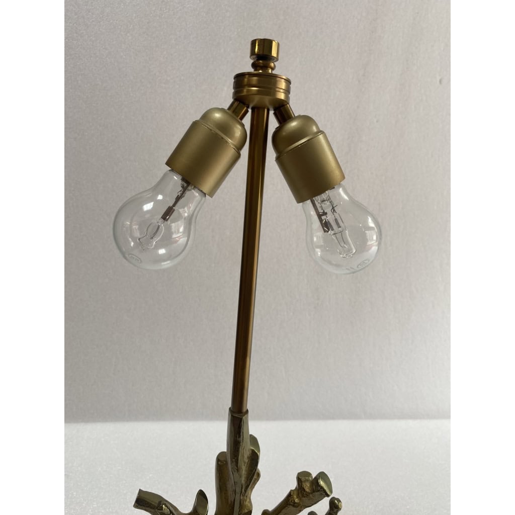 1970′ Lampe En Bronze Signée Charles Modéle Corail | Biron 1970′ Lampe En Bronze Signée Charles Modéle Corail
