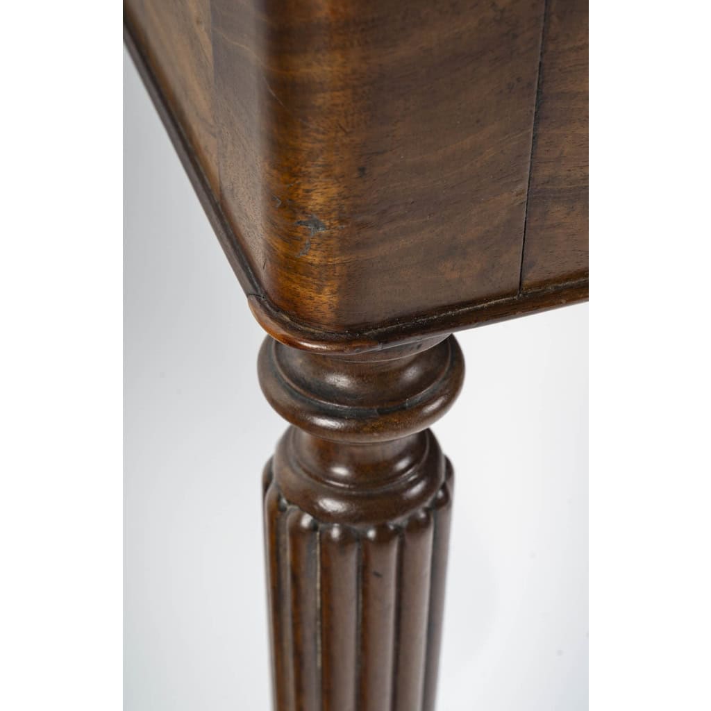 Console d’époque Louis Philippe en acajou et dessus de marbre, XIXème siècle | Biron Console d’époque Louis Philippe en acajou et dessus de marbre, XIXème siècle
