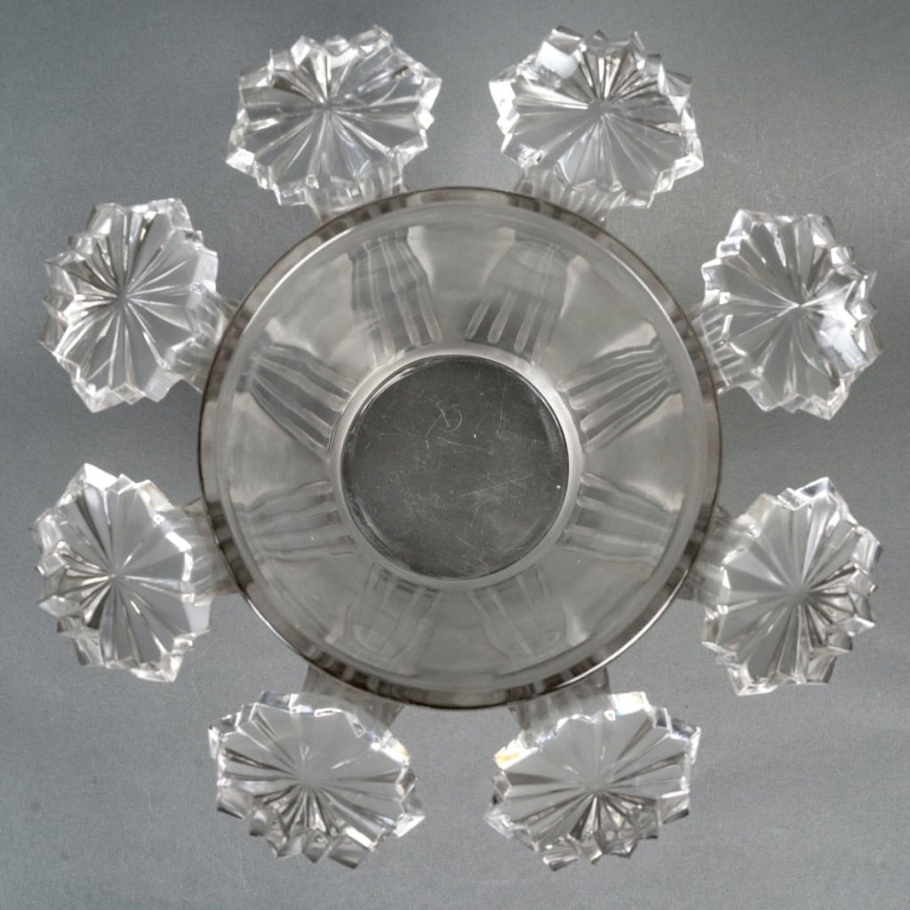 Vase « Sirius » (Comètes) cristal blanc de Marc LALIQUE | Biron Vase "Sirius" (Comètes) cristal blanc de Marc LALIQUE
