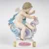 Porcelain figurine from the Meissen factory, series of angels with mottos called Devisenkinder, XIXth century | Biron |||||||||||||