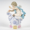 Porcelain figurine from the Meissen factory, series of angels with mottos called Devisenkinder, XIX1st century | Biron Porcelain figurine from the Meissen factory, series of angels with mottoes known as Devisenkinder, XIXth century