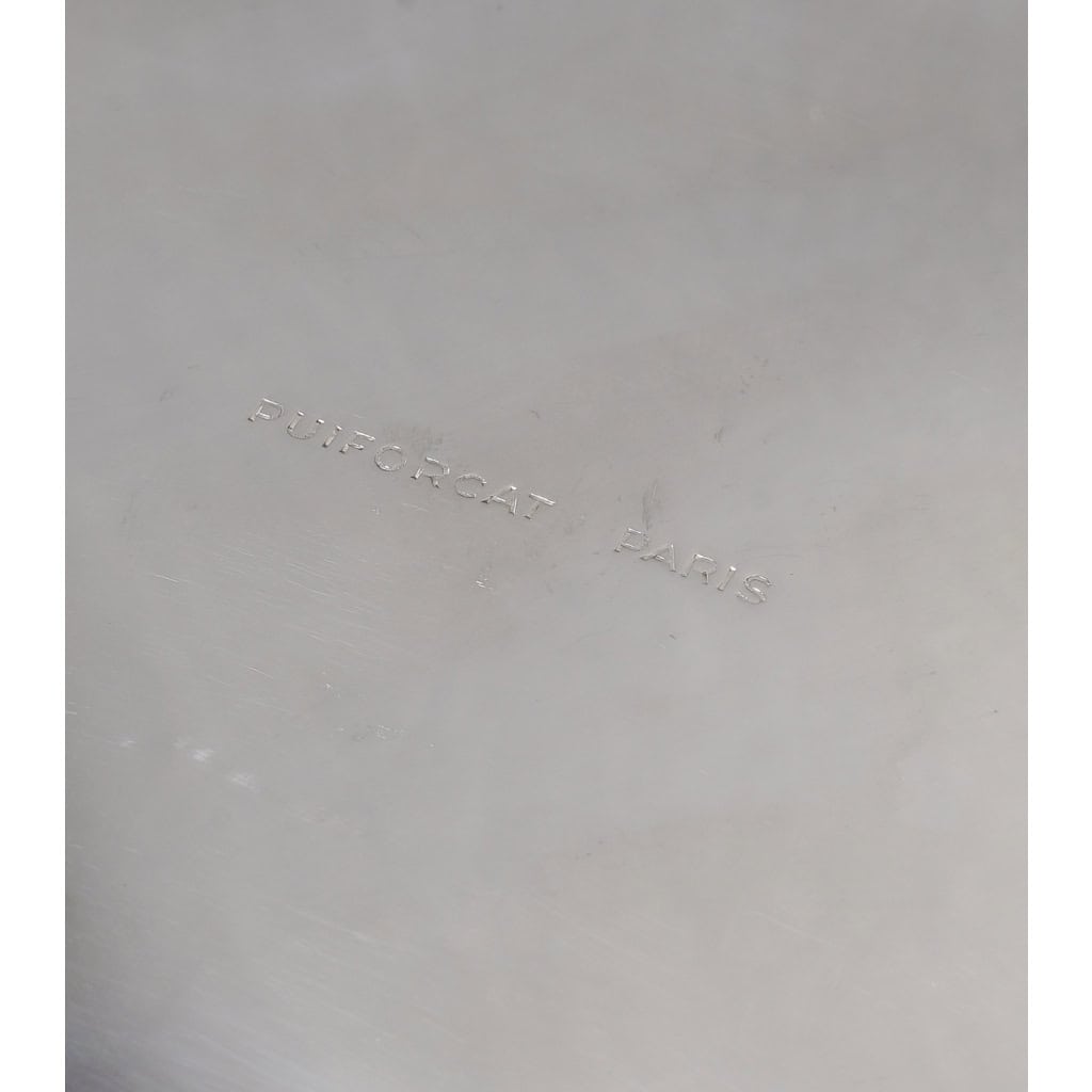 PUIFORCAT – Seau à Champagne « Bayonne » en argent massif ART DECO | Biron PUIFORCAT – Seau à Champagne "Bayonne"en argent massif ART DECO