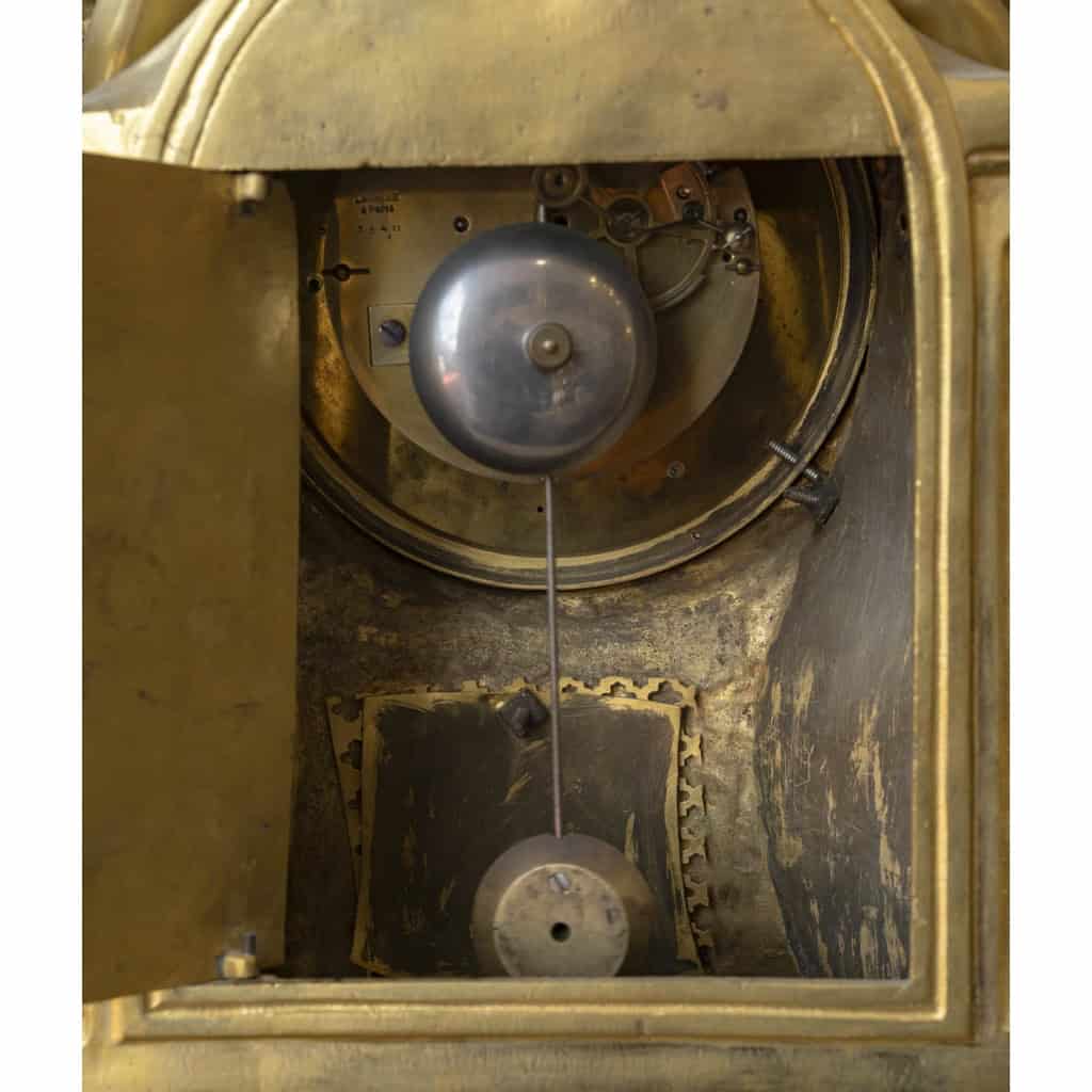 Une Pendule Au Coq En Bronze Doré époque XIXème Siècle | Biron Une Pendule Au Coq En Bronze Doré époque XIXème Siècle