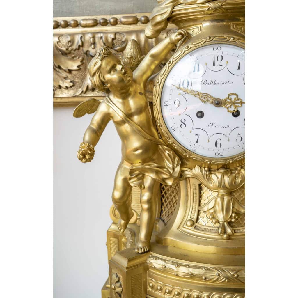 Une Pendule Au Coq En Bronze Doré époque XIXème Siècle | Biron Une Pendule Au Coq En Bronze Doré époque XIXème Siècle