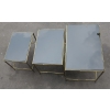 1950/70 Série de 3 Tables Gigognes Modèle Bambou avec Opaline Noire Maison Baguès
