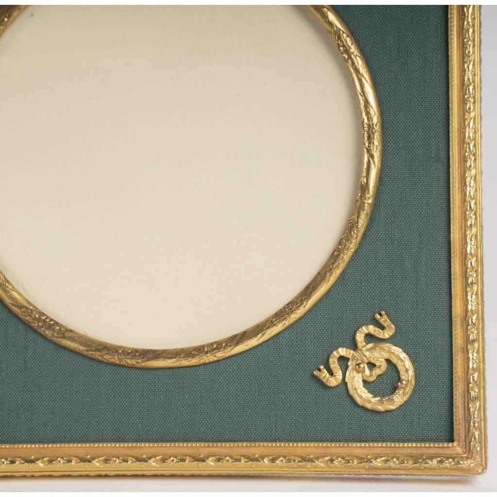 Une paire de cadre en bronze doré fin XIXème siècle | Biron Une paire de cadre en bronze doré fin XIXème siècle