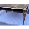 1880/1900 Bureau Plat Napoléon III Forme Arbalète à Restaurer | Biron 1880/1900 Bureau Plat Napoléon III Forme Arbalète à Restaurer