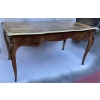 1880/1900 Bureau Plat Napoléon III Forme Arbalète à Restaurer | Biron 1880/1900 Bureau Plat Napoléon III Forme Arbalète à Restaurer