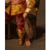 Ludger Larose (1868-1915) Le Tête à Tête huile sur bois XIXème siècle | Biron Ludger Larose (1868-1915) Le Tête à Tête huile sur bois XIXème siècle