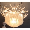 1960/70′ Paire de Lustres Venini Murano Doria Diamètre 74 cm 6 Niveaux 194 Cristaux | Biron 1960/70′ Paire de Lustres Venini Murano Doria Diamètre 74 cm 6 Niveaux 194 Cristaux