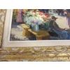 1950′ Tableau “Marché Aux Fleurs” Balmigère