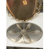 1970′ Miroir Eclairant Ou Applique à Décor de Fleurs Style Maison Baguès Feuilles en Verre 6 Ampoules | Biron 1970′ Miroir Eclairant Ou Applique à Décor de Fleurs Style Maison Baguès Feuilles en Verre 6 Ampoules