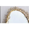 1970′ Miroir Eclairant Ou Applique à Décor de Fleurs Style Maison Baguès Feuilles en Verre 6 Ampoules | Biron 1970′ Miroir Eclairant Ou Applique à Décor de Fleurs Style Maison Baguès Feuilles en Verre 6 Ampoules